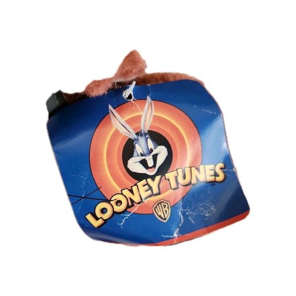 Looney Tunes 1997 NWT Tasmanian Devil Vintage Plush Toy Warner Bros - Picture 5 of 13